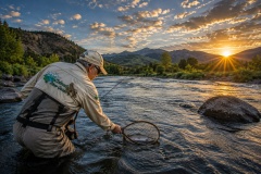Colorado-River-Fly-Fisherman-Netting-Trout-Headwaters-to-Granby-to-Kremming