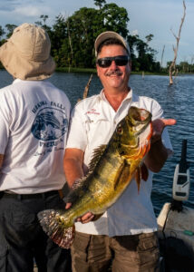 Peacock Bay Lodge Pat 15lb Peacock Bass Portrait